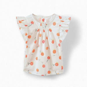 Ss21: POPLIN BLOUSE POPPY RED