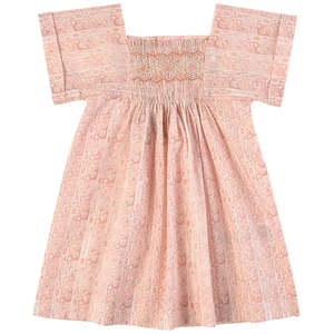 SMOCK DRESS PINK