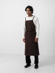 SECOND Apron, Dark Chocolate Canvas