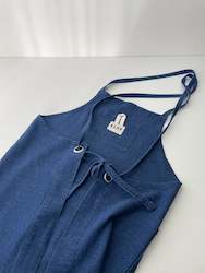 New: SAMPLE Apron, Navy Linen