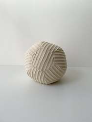 Best Sellers: SAMPLE, Globe Cushion, French Vanilla Candlewick (stripes other way)