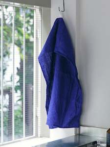 Products: Linen Tea Towel, Blue
