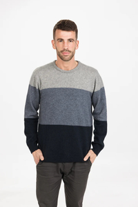 Sweater: Colourblock Sweater
