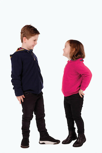 Kids: Striped Zip Hoodie