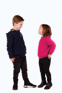 Kids: Striped Zip Hoodie