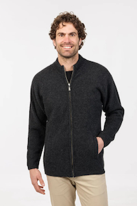 Men: Felted Merino Zip Jacket