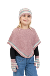Kids: Striped Poncho
