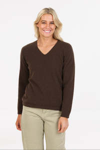 Klothing For Women: Vee Neck Plain Sweater
