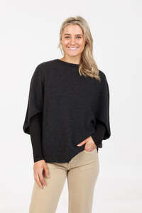 Klothing For Women: Split Sleeve Poncho