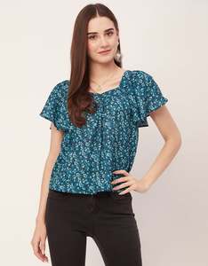 Sweetheart Neck Flutter