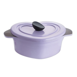 퀸아트 로망하트 친환경 세라믹코팅 전골 냄비(라벤더 색상,&hellip;