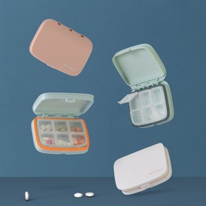 하루 한통 간편하게 보관하는 휴대용 미니 약통 (6칸) - kmall09.co.nz