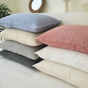 Products: 고온에서 삶아 만드는, 이브리다 순면 오가닉 유기농 누빔 피그먼트 베개커버 40x60 - kmall09.co.nz