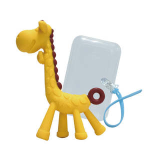 우리아이 구강보호를 위한 세심한 구조의 기린모양 치발기 -&hellip;