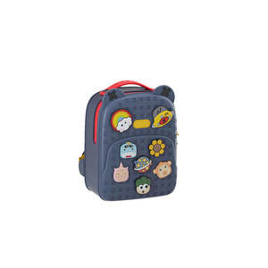 Kids Baby: Kids Tide Satchel Cartoon Backpack-Blue