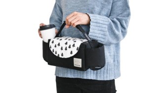 Kids Baby: Universal Stroller Nappy Bag Organizer with Cup Holder