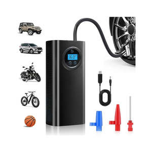 Automotive Moto Marine: Air Pump Portable Compressor Tire Inflator with LCD Display