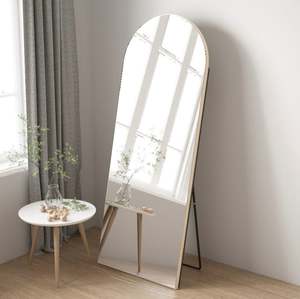 Arched Full Length Mirror With Stand 50_170cm _ Wooden