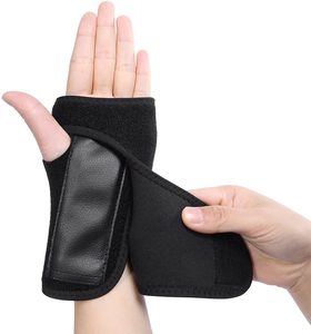 Wrist Splint Support Palm Protector with Metal Panel-Right
