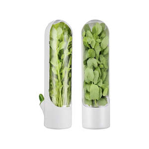 Kitchen Storage: 2Pack Herb Keeper Herb Saver for Refrigerator