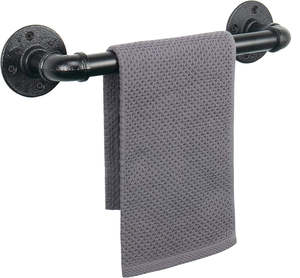 Industrial Pipe Towel Rack Towel Bar-30CM