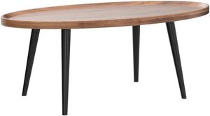 Bedroom Storage: Oval Coffee Table Side End Table-80cm