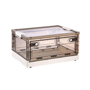 Wardrobe Organiser: 55L Closets Foldable Stackable Storage Box