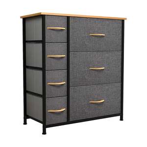 Wardrobe Organiser: 7 Drawers Steel Frame Fabric Storage Tower