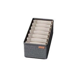 Wardrobe Organiser: 2Pack 7 Cell Drawer Organizers for Storing Socks, Underwear, Ties