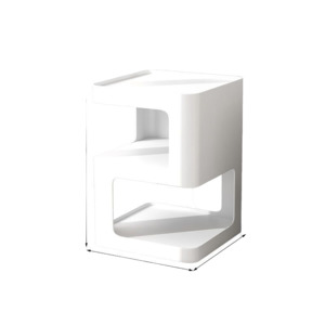 Modern Creative Design Bedside Table-White