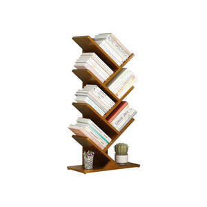 4 Layer Tree Shape Bamboo Bookshelves