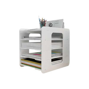 Desk Organiser: Desktop A4 Paper File Storage Organizer Holder