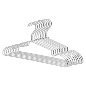 Hangers 1: 5 Pack Heavy Duty Aluminum Alloy Coat Hangers-Sliver