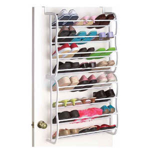 Shoe Organiser 1: 8 Tier Over the Door Shoe Rack Organizer