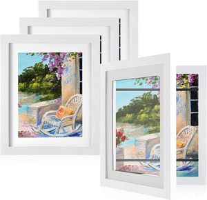 Kids Artwork Picture Frame 34x25CM-White