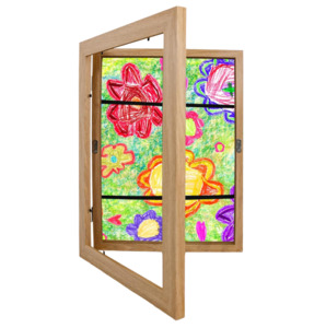 Kids Artwork Picture Frame 34x25CM-Wood