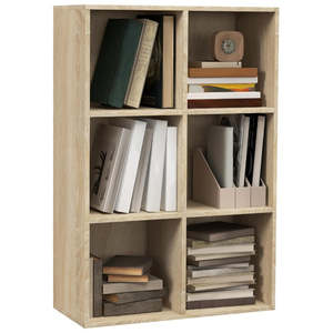 Book Wine Organiser 1: 6 Cubes Storage Bookcase Organizer