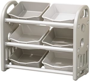 Book Wine Organiser 1: Kids Toy Storage Rack Multi-Functional Storage Cabinet Unit