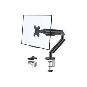 Tv Stand Table Legs: Single Gas Spring Monitor Arm Desk Mount for 13-32 Inch Monitors