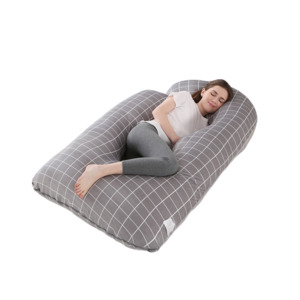 Pregnancy Pillows U-Shape Full Body Pillow-Plaid