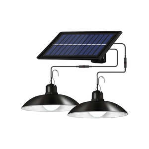 Solar Light: 2 Head Solar Pendant Light