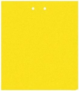 Yellow Sticky Fly Traps (20 Pieces) for Pest Control