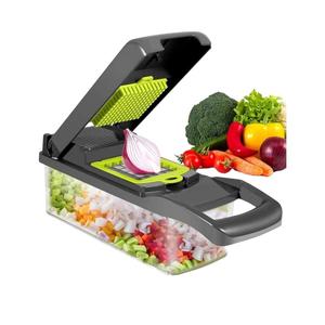 Vegetable Chopper And Slicer: 14 in 1 Multifunctional Vegetable Chopper and Slicer