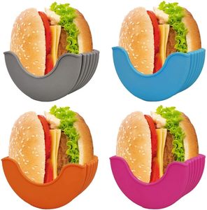 Kitchen Accessories: 4 Pcs Hamburger Buns Burger Holder
