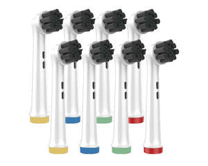 Bathroom Accessories: 8Pcs Brush Heads for Oral B - Bamboo Charcoal