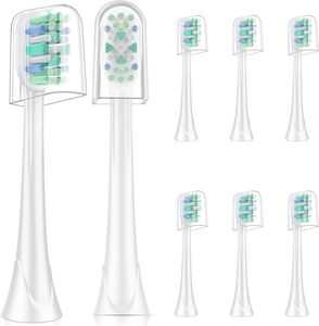 8Pcs Brush Heads for Philips Sonicare-Focused Cleaning