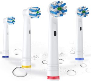 Bathroom Accessories: 8pcs CrossAction Clean Brush Heads for Oral B