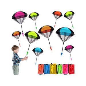 Swings: 5Pcs Throw Parachute Army Flying Toy