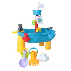 Waterplay Set: Kids Pirate Ship Sand and Water Table