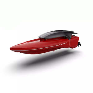 Remote Control Toy: RC Mini Racing Boat Speed Boat Water-Red